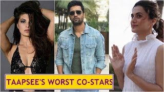 Taapsee Pannu calls Vicky Kaushal and Jacqueline Fernandez the worst co-stars ever!