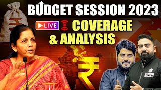 Budget Session 2023 | Live Coverage and Analysis | Abhijeet Sir and Vishal Sir