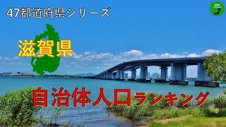 【47都道府県シリーズ】303_滋賀県自治体人口ランキング2021