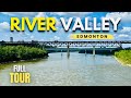 🇨🇦 River Valley Full E-Bike Tour 🌲 | Stunning Parks, Scenic Bridges & Hidden Trails in Edmonton 🚴‍♂️