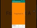 Android BottomNavigationView (demo)