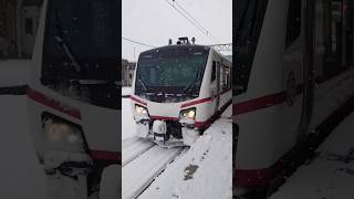 リゾート列車  ひなび(陽旅)デビュー前 2023.12.01 野辺地駅にて＃リゾート列車＃ひなび