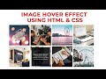 Css Image Hover Effects - Pure Css | Direction Aware Image Gallery Hover Effects | Hover Effect Css3