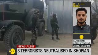 Encounter underway in Keller area of Shopian, 3 terrorists neutralised