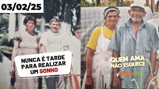 NUNCA É TARDE PARA REALIZAR UM SONHO - MADALENA QUEM AMA NÃO ESQUECE 03/02/2025 #quemamanãoesquece