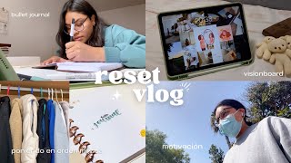 reset vlog: poniendo mi vida en orden - motivación :)