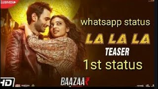 La La La WhatsApp status| Teaser | Neha Kakkar | Bilal Saeed |