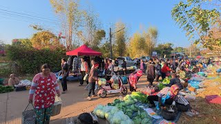 บรรยากาศบ้านๆ | ตลาดหนองผือ อำเภอเขมราฐ อุบลราชธานี