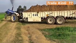 ਐਵੇਂ ਨੀ Tralla King ਕੇਹਿਦੇ || Fully loadad 28 futt  tralla pull   || New holland 3630  || 55 Hp ||