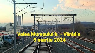 Valea Mureșului h.  - Vărădia (5 martie 2024)