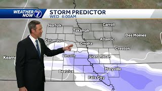 Minor snow chance tonight