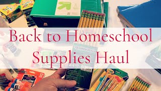 Homeschool Supplies Haul | Back to School | Homeschool
