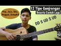 12 Model Genjrengan Berserta Lagu (Tutorial Tipe Strumming Gitar)
