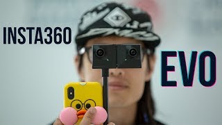 Insta360 EVO Folding 360° + 3D 180 VR Camera Hands-on Review