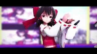 【霊夢・魔理沙・アリス・咲夜】 Sweet Devil Colate Remix 【東方MMD】