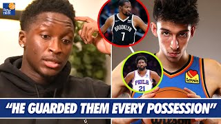 Chet Holmgren Had "No Problem" Guarding KD and Embiid In Pick-Up This Summer | Victor Oladipo