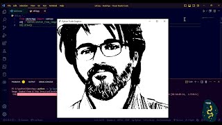 Thalapathy Vijay LEO Using Python Sketchpy Code | Python Programming Hub