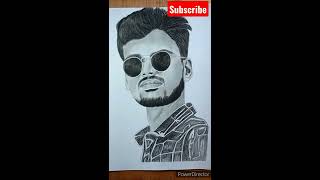 Asheesh Upadhayay Fast Youtube Riyalstic Skatch Drawing By Rohit Art @asheshupadhayay