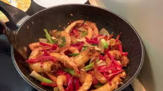 Garlic Prawn II ঝটপট চিংড়ি রান্না।। রসুন চিংড়ি।। Urmir উনুনের গল্প