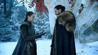 Jon Snow meets Arya Stark | GAME OF THRONES 8x01 [HD] Scene