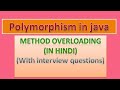 polymorphism in java || method overloading in java |polymorphism in object oriented programming