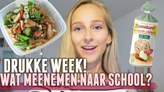 GEZONDE SNACKS/ LUNCH IDEEËN VOOR SCHOOL! ♡ STUDENTEN WEEKVLOG 62