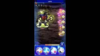 【FFRK 】星5魔石 雷 【狂】キングベヒーモス攻略 イングスチェイン　４２秒くらい