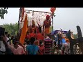 गांव में निकला रामनवमी की जुलूस यात्रा ramnavami jhanki ramnavami ki jhanki ramnavami juloos