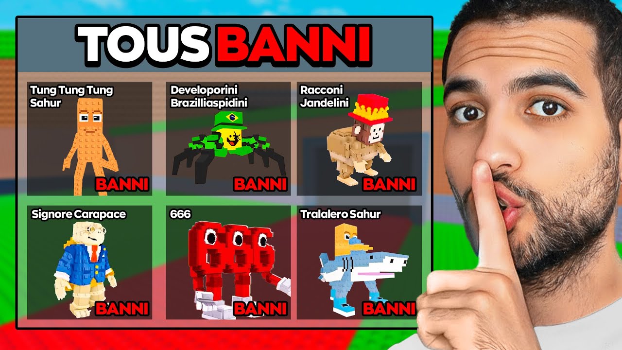 I Have Obtained All The Brainrots Banned From Steal A Brainrot