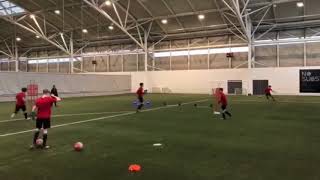 SmartGoals Football: Training Tuesday - Pass and Finish