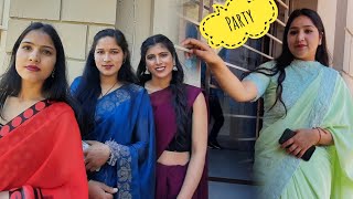 आज कॉलेज में साड़ियों की धूम || Fresher's Party || Agastymuni College