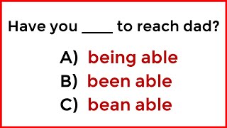 Mixed English Grammar Quiz: If You Pass This Test, Your English is Wonderful! 💯👍