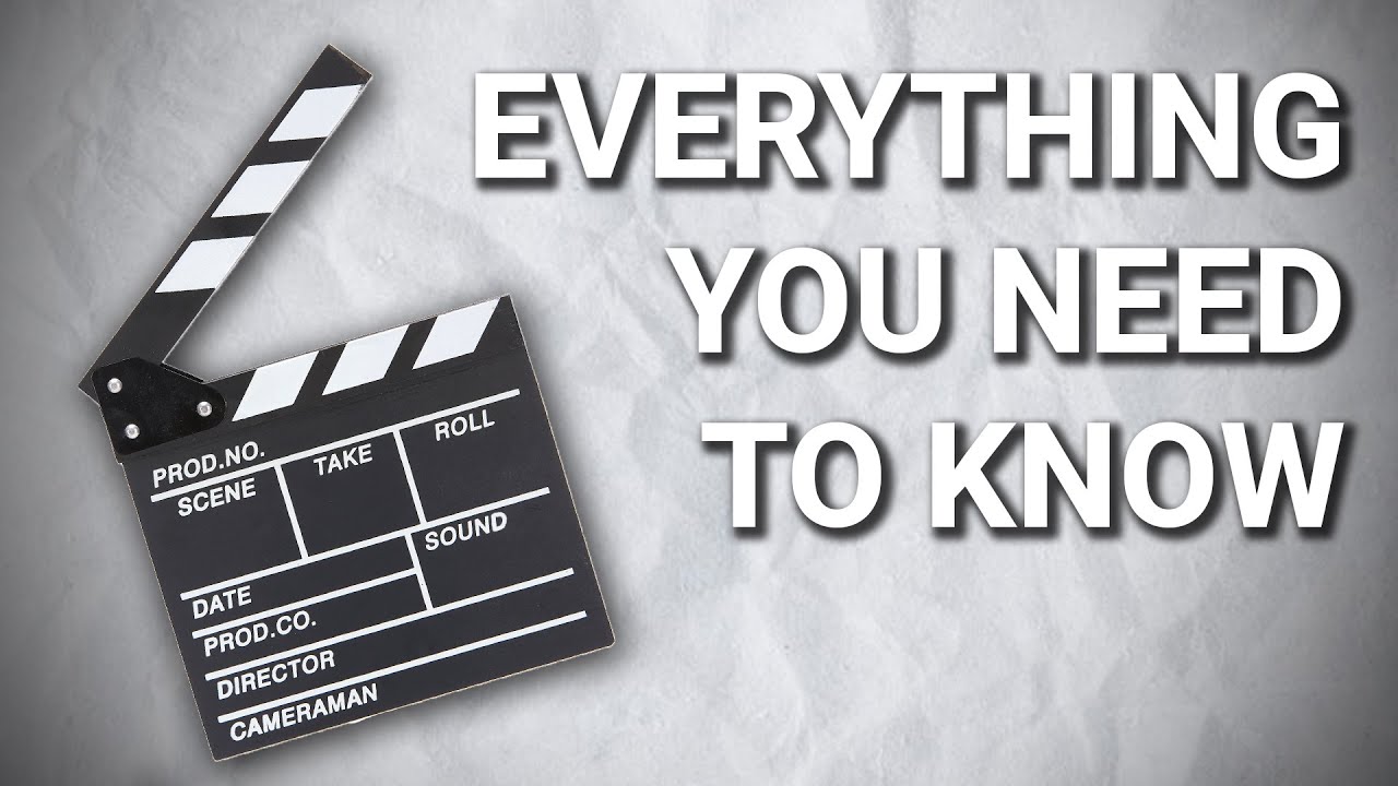 Film Making Basics: Everything You Need To Know In 8 Minutes! - YouTube