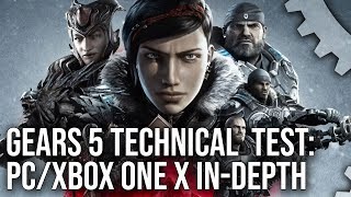 [4K] Gears 5 Tech Test: PC/Xbox One X Analysis: The Future Is Shiny!