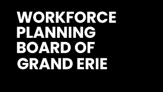 Job Market Experts - Workforce Planning Board of Grand Erie - About Us