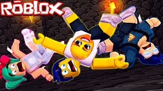 NOS ROMPEMOS TODOS los HUESOS en ROBLOX 💀😱 CAIDA LIBRE con TINENQA y TATITO