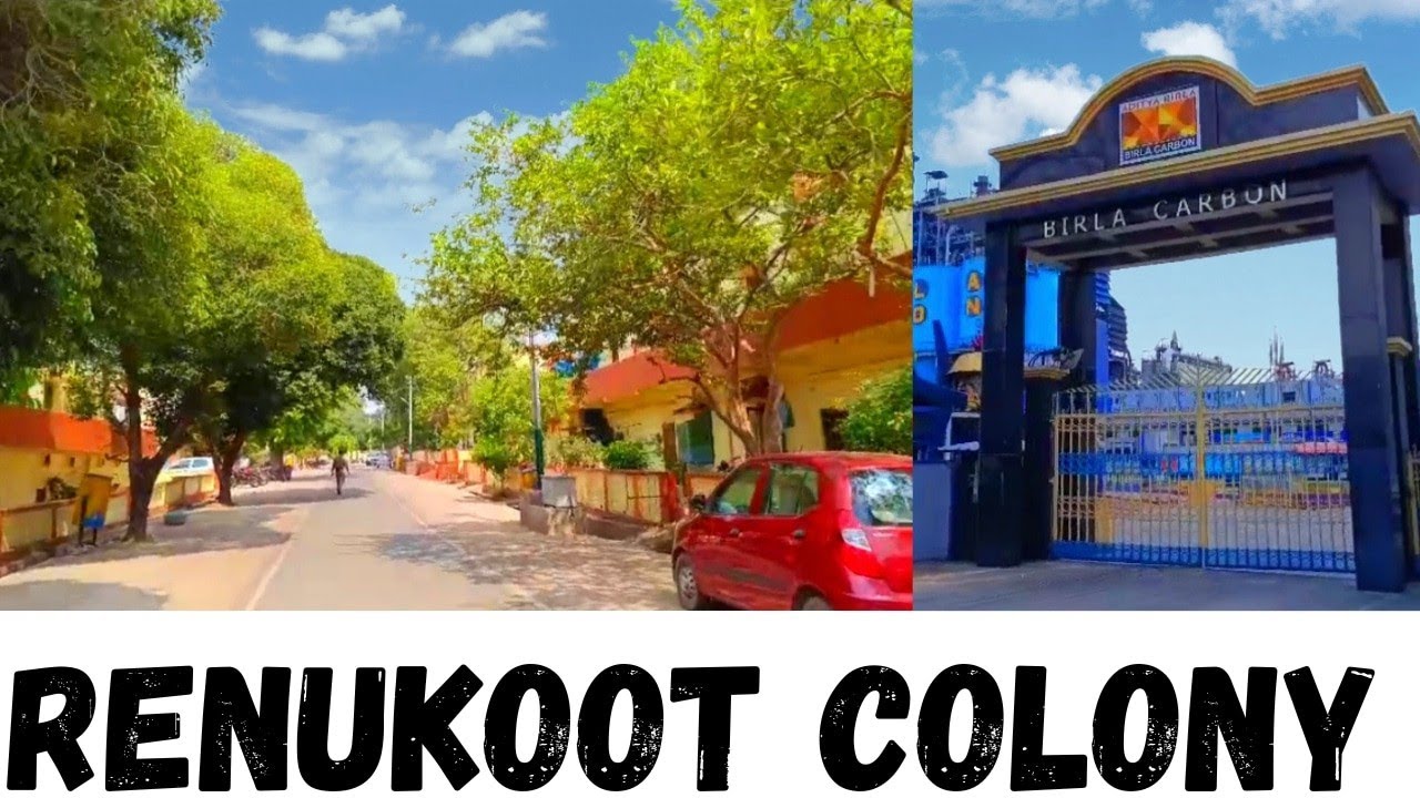 Renukoot Colony||Hindalco Carbon Industries||Market||Railway Station ...