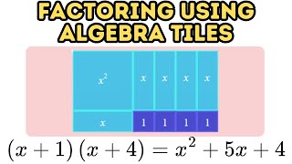 How to Factor Quadratic Expressions Using Algebra Tiles