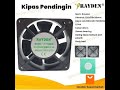 Kipas Pendingin Komputer Rayden 12cm Cooling Fan AC 220v 12 x12 x3.8cm