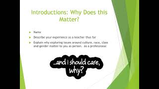 ED 534 Multicultural Perspectives Module 1