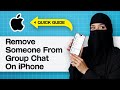 How To Remove Someone From Group Chat On iPhone | Remove Person From Group Text iPhone