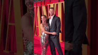 Chris Hemsworth and Elsa Pataky grace the Vanity Fair Oscars Party.11/may/2024#usa #celebrity#short#