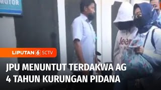 Terdakwa Anak AG Dituntut Empat Tahun Kurungan Penjara oleh Jaksa Penuntut Umum | Liputan 6