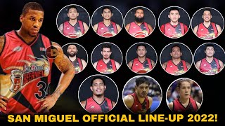 Alex Cabagnot Balik SMB! l San Miguel Beermen Official Line-up 2022 l PBA Commissioner's Cup 2022