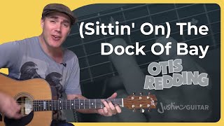 Sittin' On The Dock Of The Bay Easy Guitar Lesson | Otis Redding