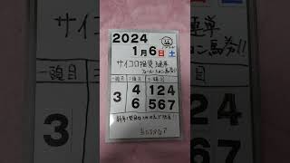 昨年度回収率「148.9%」サイコロ馬券士信長のサイコロ推奨３連単フォーメーション馬券🐴🎫「１月6日土曜日」新年１発目の買い方発表します‼️