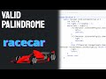 Leetcode 125: Valid Palindrome | Java Solution