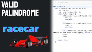 Leetcode 125: Valid Palindrome | Java Solution