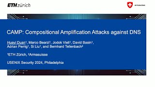 USENIX Security '24 - CAMP: Compositional Amplification Attacks against DNS