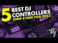 The 5 BEST DJ Controllers $500-$1000 For 2023 - Numark, Roland, Pioneer, and more..